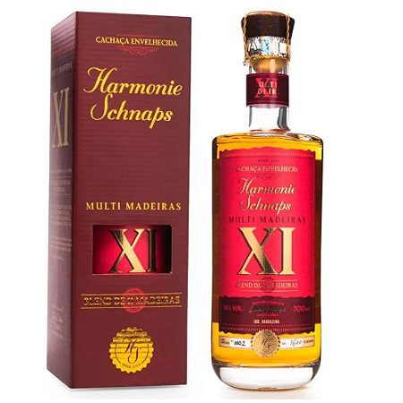 Cachaça Harmonie Schnaps Multi Madeiras XI Blend 11 Madeiras 700ml