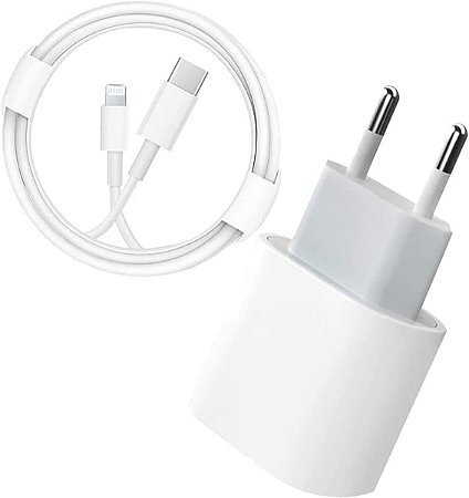 Carregador Turbo 20W USB-C Relâmpago