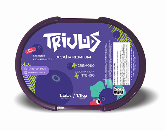 AÇAÍ PREMIUM - POTE 1,5L/1,2K