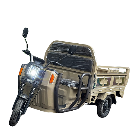 Triciclo de Carga Elétrico Aima Tanque – 400Kg, 1000W, Autonomia de 50Km
