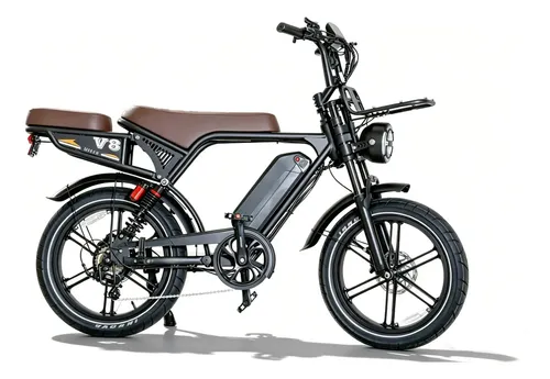Bicicleta Elétrica V8 Ultra 1000W NFC Alarme 50km