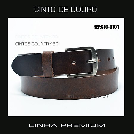 CINTO MASCULINO COURO LEGITIMO SOLETA LISO SEMI FOSCO
