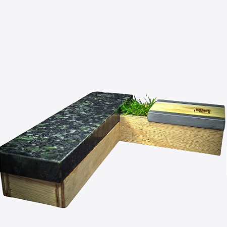 Caixote Granite Corner V-2 Obstáculo para Fingerboard Skate de Dedos com borda de Granito