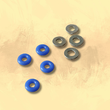 Kit de Bushings modelo O-ring para Fingerboard e Skate de dedos