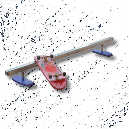Rail Quadrado 30cm - PRO MODEL  @duduufb Obstáculo para Fingerboard e Skate de Dedos