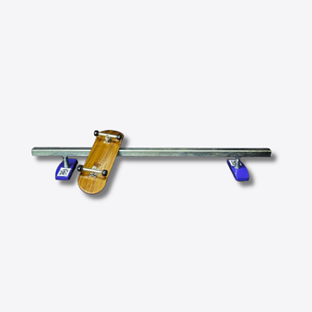 Rail Quadrado 30cm - PRO MODEL @duduufb Obstáculo para Fingerboard e Skate de Dedos
