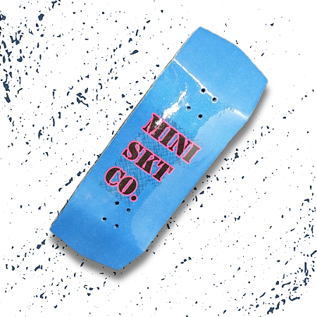 Deck BOXY V-2 "Blue Mini" para Fingerboard Skate de dedo