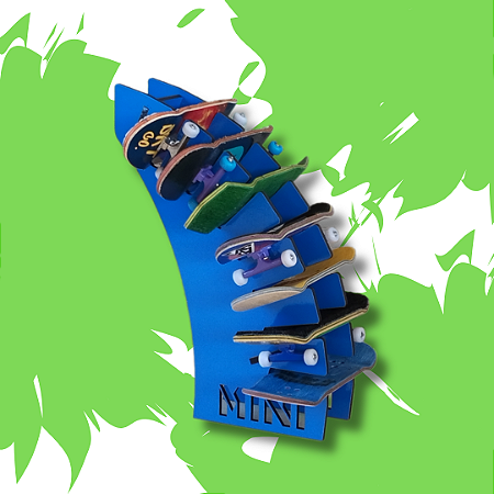 Display Expositor MINI-7 para decks, fingerboards, skates de dedo