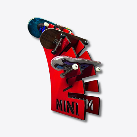 Display Expositor MINI-7 para decks, fingerboards, skates de dedo