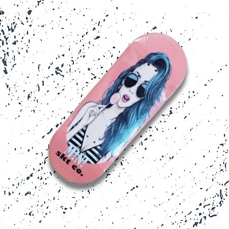 Deck "Brunette Lolipop" para Fingerboard Skate de dedo