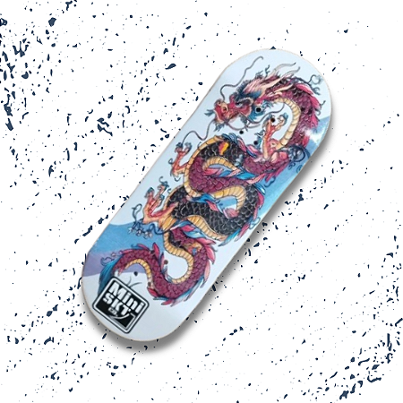 Deck "Oriental Dragon" para Fingerboard Skate de dedo