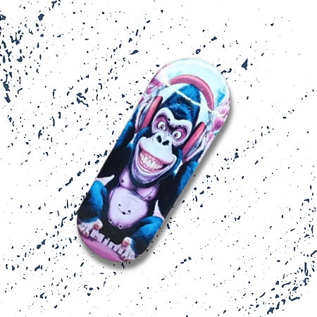 Deck "Gorilla Sound - 2" para Fingerboard Skate de dedo