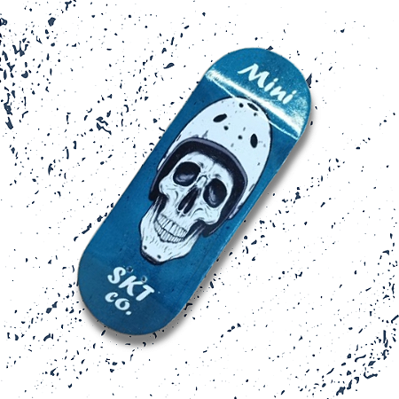 Deck "Helmet Skull" para Fingerboard Skate de dedo