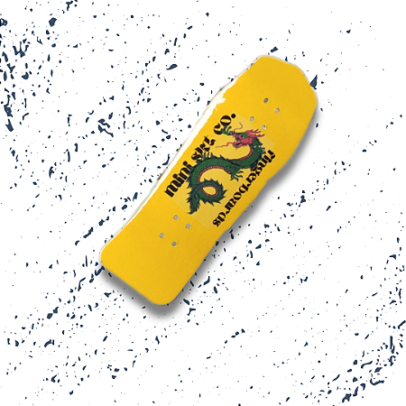 Deck linha "Old Is Cool" - modelo "Dragon" para Fingerboard e Skate de Dedo
