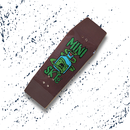 Deck linha "Old Is Cool" - modelo COFFIN "Poison" para Fingerboard e Skate de Dedo