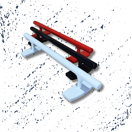 Rail Pocket 20cm Corrimão Obstáculo para Fingerboard e Skate de Dedos