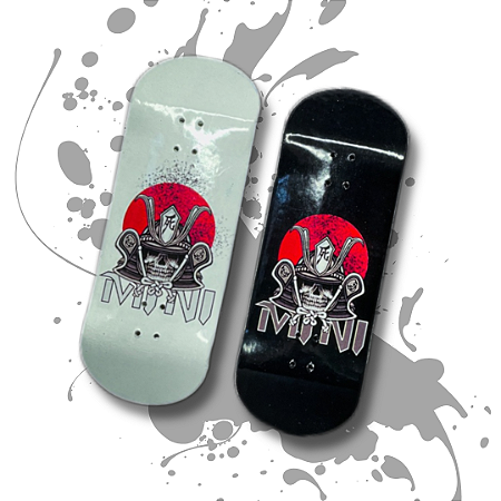 Deck "Chang Yu Business" 34 ou 36mm STREET-V3/MID - arte feita pelo Artista Michel Vidal de Curitiba-PR