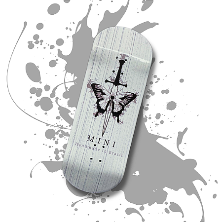 Deck "Butterfly" 34 ou 36mm STREET-V3/MID - arte feita pela Designer Isabel Toledano de Santo André - SP