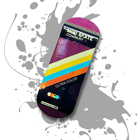 Deck "Ultra Color" 34 ou 36mm STREET-V3/MID - arte feita pela Designer Isabel Toledano de Santo André - SP