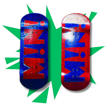 Deck Split Ply modelo "ShowCard" 34mm STREET-V3 MID para Fingerboard Skate de Dedos