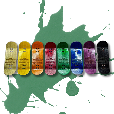 Deck BASIC POPSICLE-V2 LOW no 34 ou 36mm para Fingerboard Skate de Dedos