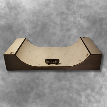 Miniramp RAMP-MINI-01 tamanho grande para Fingerboard Skate de Dedos