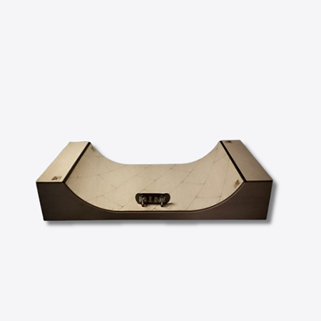 Miniramp RAMP-MINI-01 tamanho grande para Fingerboard Skate de Dedos