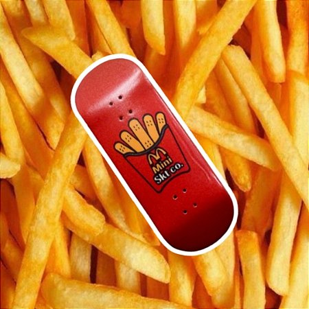 Deck "Potato" 34 ou 36mm STREET-V3/MID - arte feita pelo artista e fingerboarder Gabriel Olivetti @fb_no_jardim