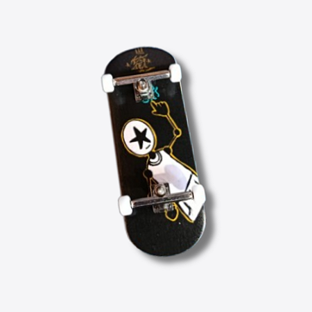 Fingerboard "Oh Boy" 34mm Skate de Dedo Completo Profissional