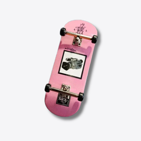 Fingerboard "Camera" 36mm Skate de Dedo Completo Profissional