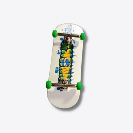 Fingerboard "BR TAG" 34mm Skate de Dedo Completo Profissional