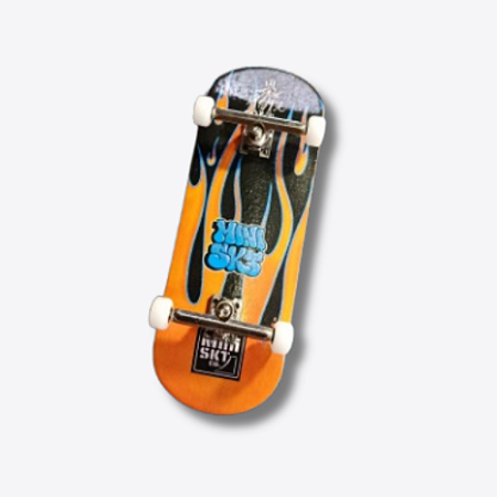 Fingerboard "In Flames" 36mm Skate de Dedo Completo Profissional