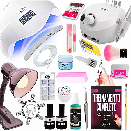 Kit Completo Motor Porquinho 30.000rpm Com Curso Alongamento