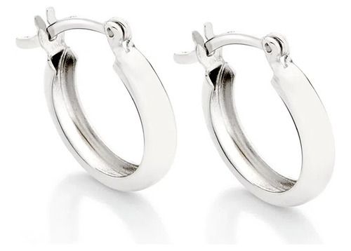 Brinco Argola Folheado A Platina