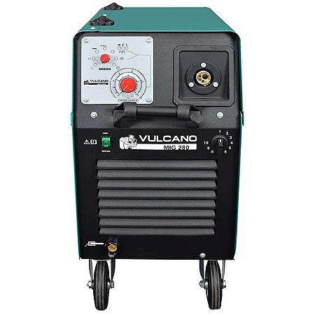 Máquina de Solda MIG/MAG 280A Trifásico 220/380V Vulcano MIG 280 - BALMER-30081106