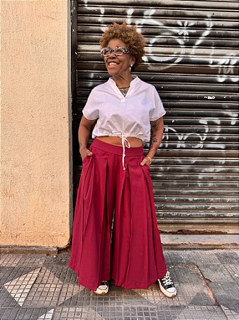 Calça Benedita - Bordô