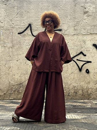Calça Grada - Marrom