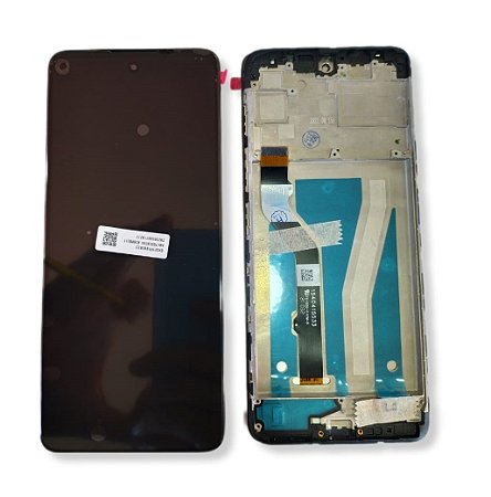 Tela Frontal Display Motorola Moto G60 Xt2135 Com Aro