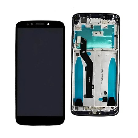 Tela Frontal Display Com Aro Motorola Moto G6 Play Xt1922 / E5 Xt1944