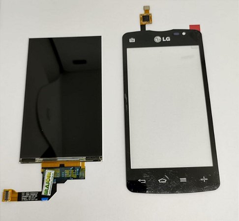 Display Lcd Lg Celular + Vidro Touch Screen L50 Sporty D225 D227