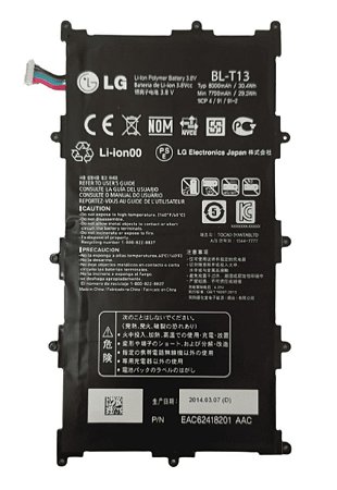 Bateria BL-T13 Tablet G Pad V700 8000mah Original