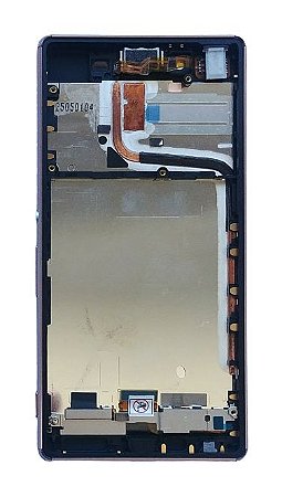 Frontal Lcd Touch Screen Celular Sony Z4 E6508 / Z3+ Plus E6533 5.2" Com Aro