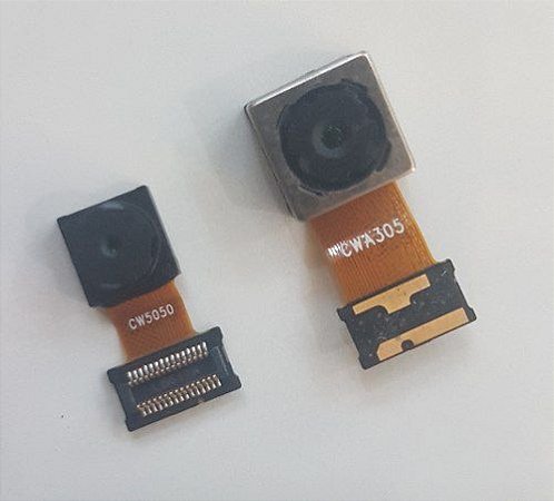 Kit Câmera Frontal + Câmera Traseira Lg K220 X Power