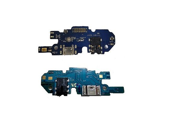 Flex Placa Conector de Carga Áudio Jack do Fone Samsung A10 Sm-A105 com microfone