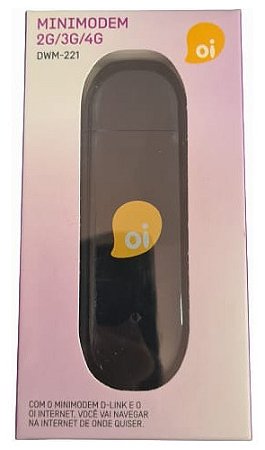 Modem 4g D-link Dwm-221 Preto Oi Desbloquedo / Sem Wifi