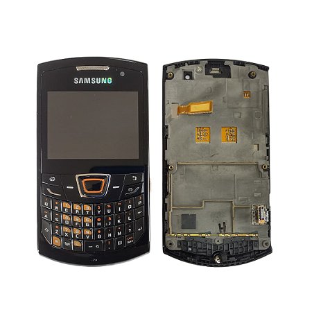 Display Frontal Com Teclado Compativel Samsung Omnia Pro 652 Preto