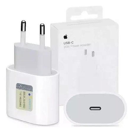 Carregador USB-C de 20W para iPhone iPad Apple Watch