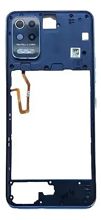 Carcaça Aro Com Sensor E Botões Compatível Lg K62 X525 Prata