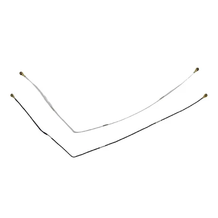 Antena de Rede Cabo Coaxial Par Branco e Preto Compatível LG K41s K410