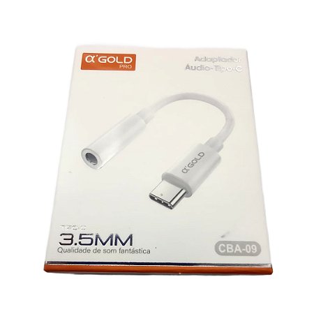 Adaptador de Áudio Tipo-C 3.5 CBA-09